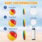 36 Pcs Inflatable Beach Balls Decorations - (5in, 12in, 16in)